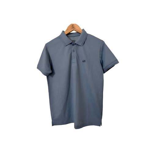 A/X Men's Slate Blue Polo Shirt